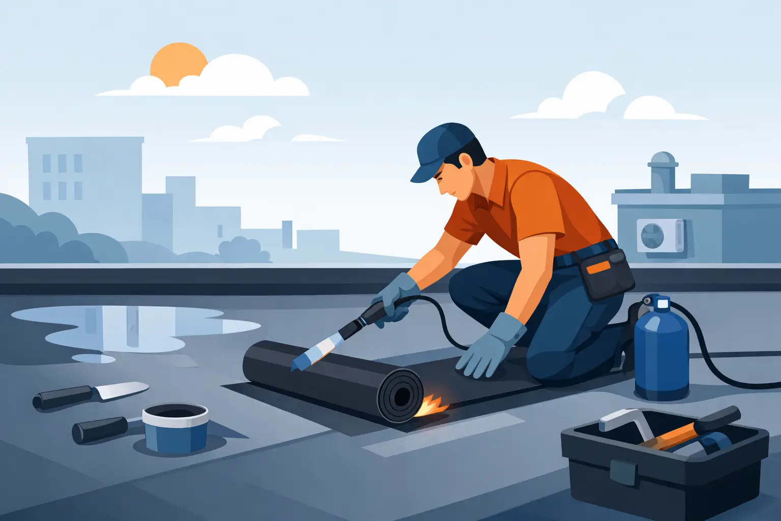 Flat Roof Felting Repair: What to Do