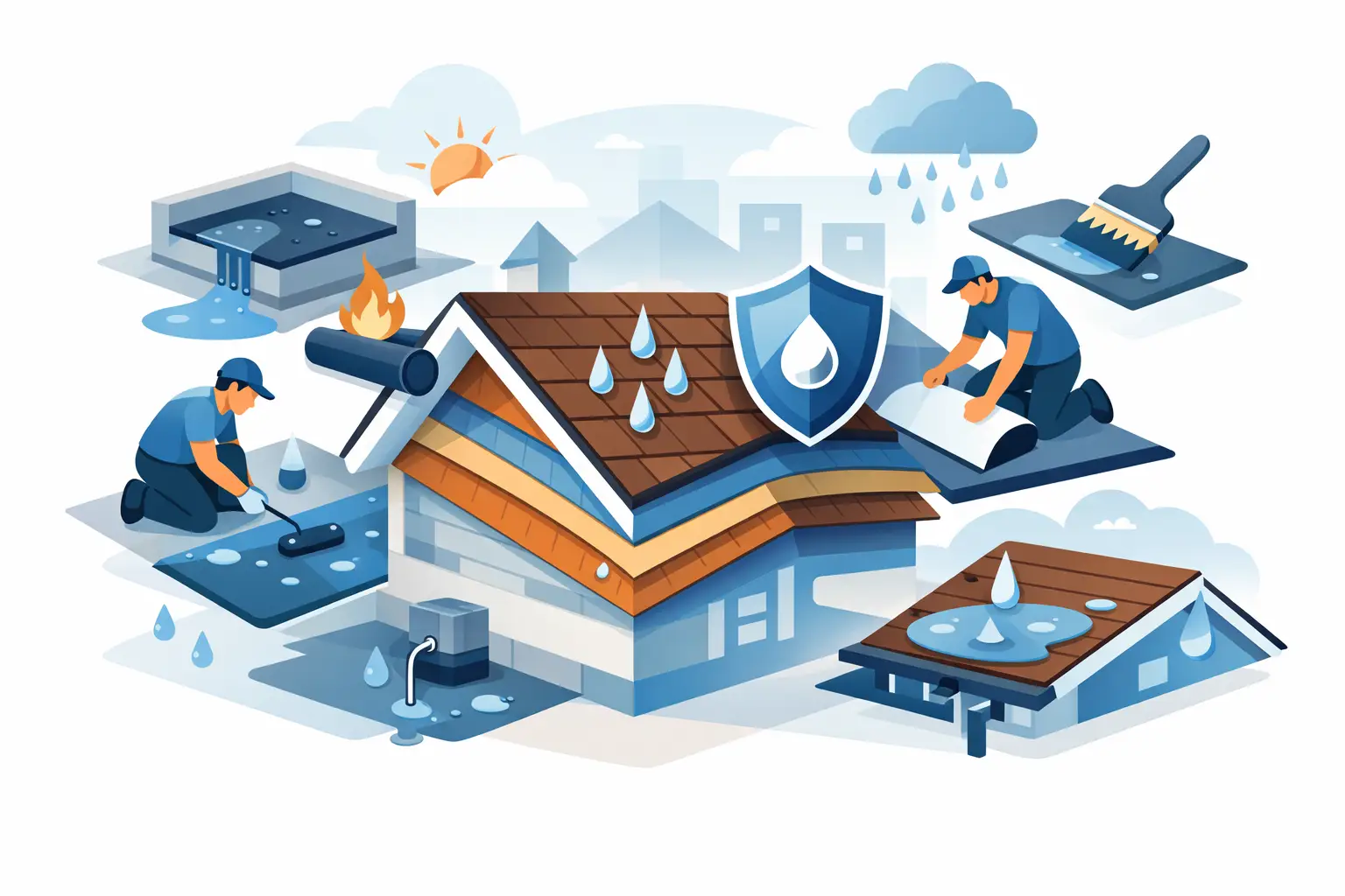 7 Best Roof Waterproofing Methods